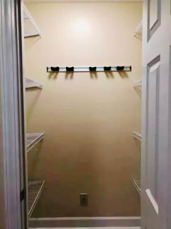 New owners converting closet into a first floor half bath - 1149 Cooper Dr