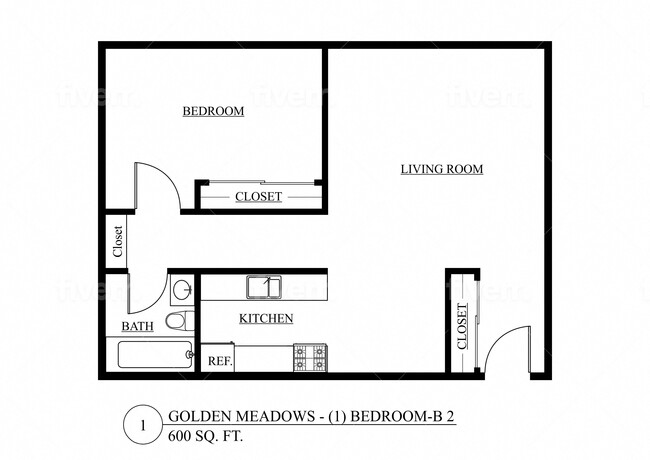 Floorplan - Golden Meadows Apartments