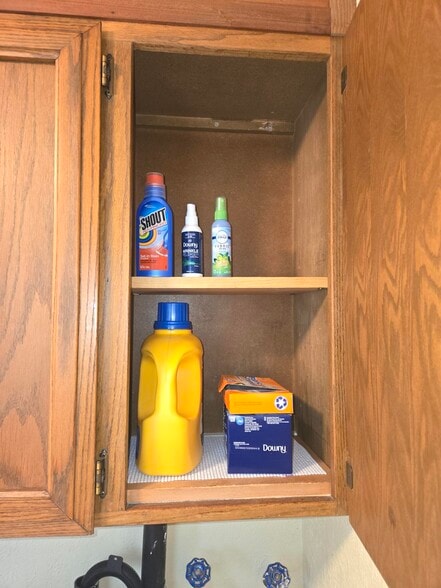 CUPBOARD ABOVE WASHER - 1713 Anderson St