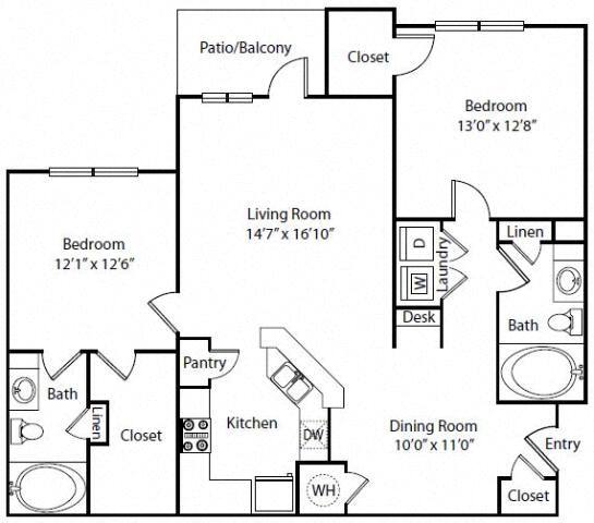 Floorplan - The Villas at Shadow Creek