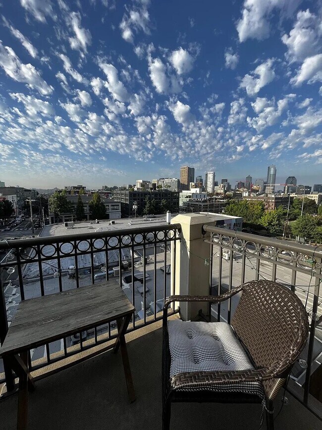 View of Seattle from Balcony - 1125 E Olive St