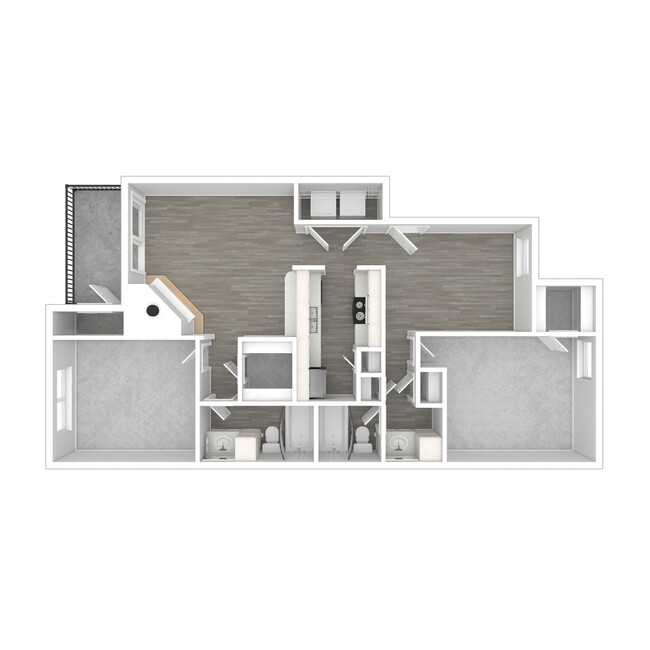 Floorplan - Prestonwood Apartments Homes