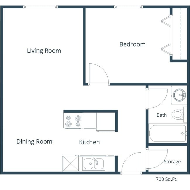Floorplan - Ashbury Apartment Community