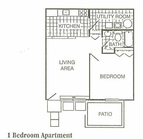 1BR/1BA - Harmony Woods
