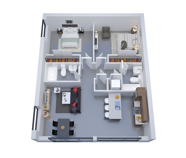 Floorplan - The Riviera on Semmes