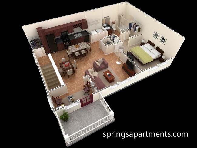 1BR/1BA - Springs at Egan Drive
