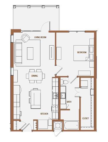 Floorplan - The Kelton at Clearfork