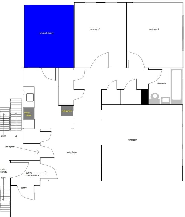 2BR/1BA - Forestvale Apartments