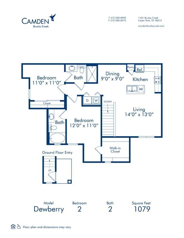 Floorplan - Camden Brushy Creek