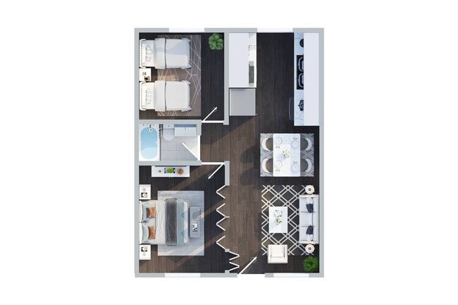 Floorplan - Kentwood Apartments