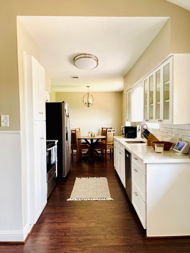 Kitchen view. - 718 E Lambuth Ln