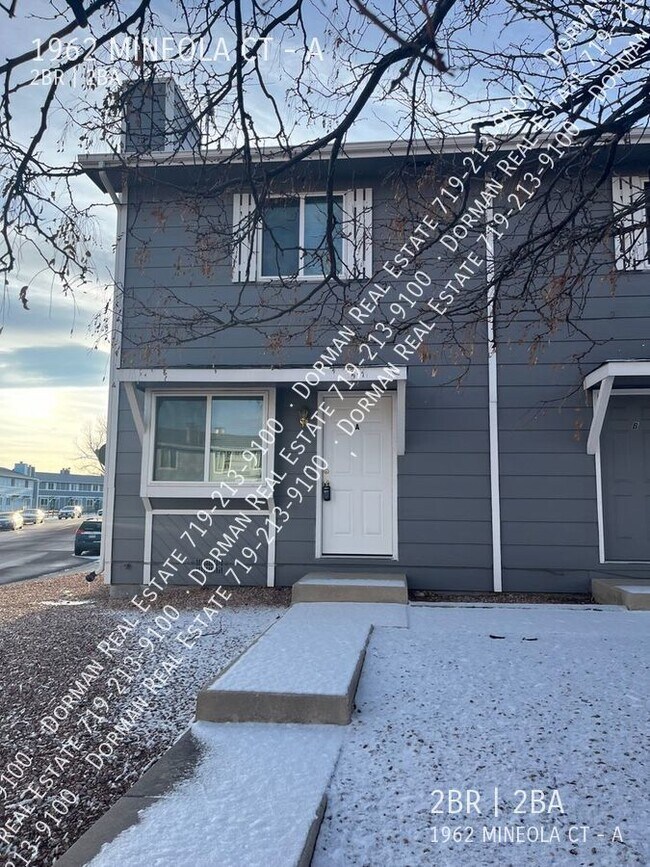 Newly painted unit with fireplace 1962 Mineola Ct Colorado Springs CO