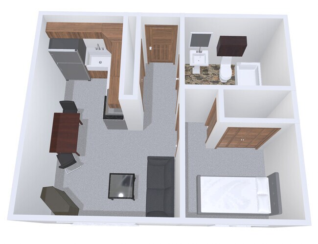 Floorplan - Rivers Edge Apartments
