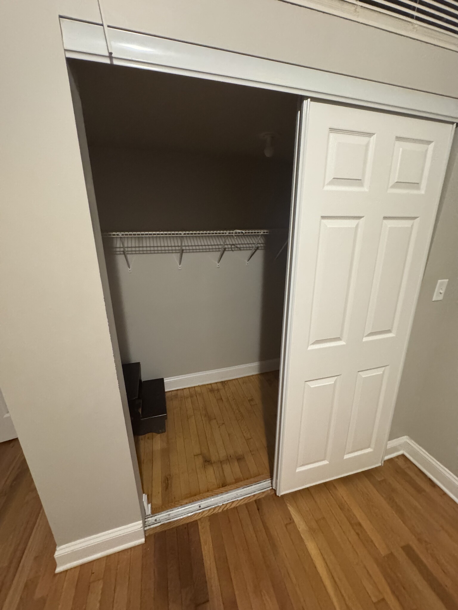 Huge walk in closet with Custom overhead storage - 551 N Lavergne Ave