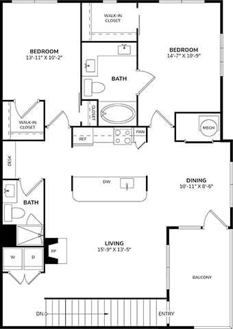 Floorplan - Windsor Flatirons