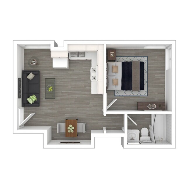 Floorplan - Baldwin Hills Apartments