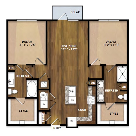 Floorplan - The Landing at Centreport