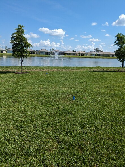 Large water view from the backyard - 419 Ibiza Loop