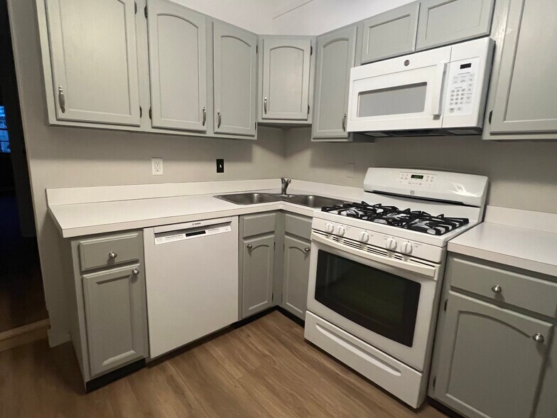 Renewed cabinets, new dishwasher, GE microwave, gas stove - 347 Elliot St