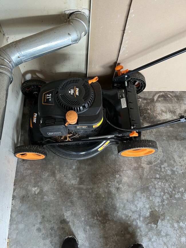 Mower available for tenant use - 1207 Pine Crest Ave