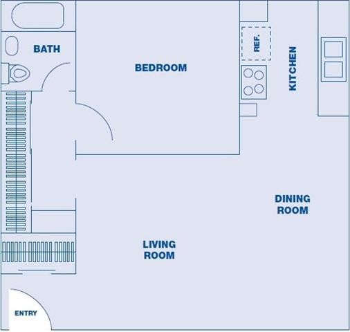 Floorplan - Sierra Madre Apartments