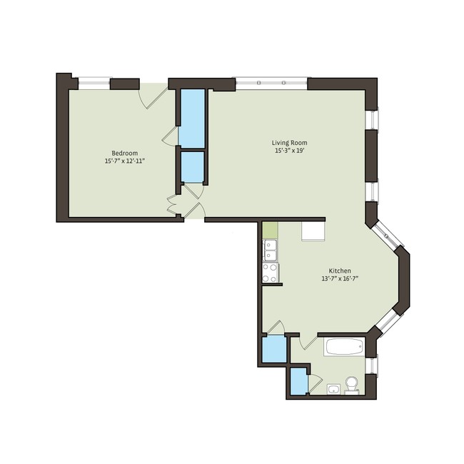 Floorplan - 5474-5480 S. Hyde Park Boulevard