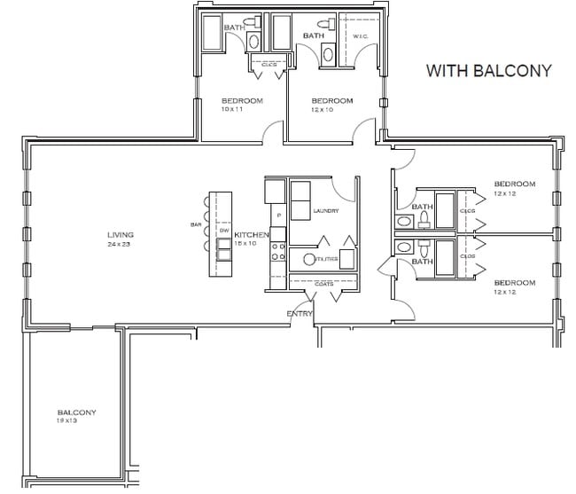 4BR/4BA - Station 11 Apartments
