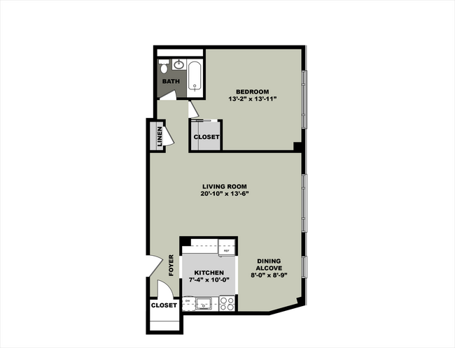 Floorplan - Thomas Wynne Apartments