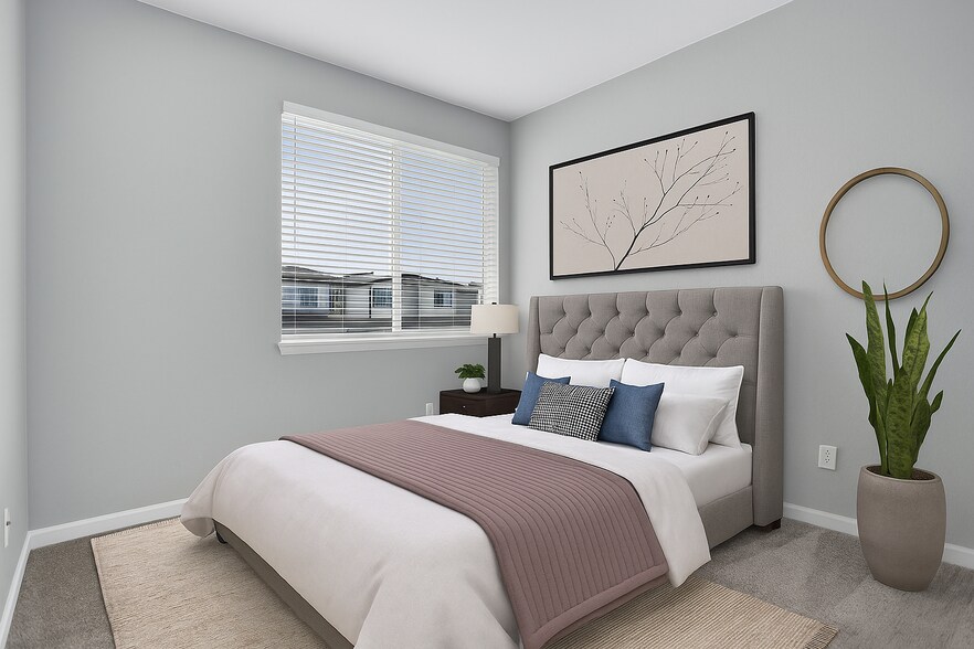 Bedroom 2 (Virtually staged) - 5290 E 64th Ave