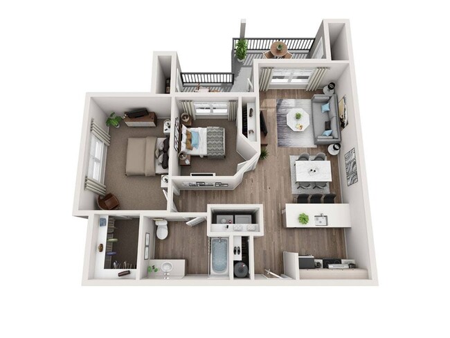 Floorplan - Glacier Run Apartments