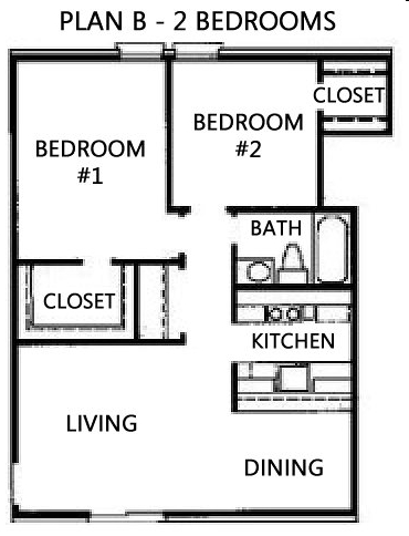 2BR/1BA - Lakeside Village