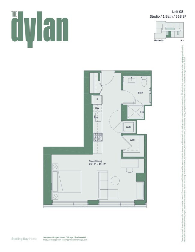Floorplan - The Dylan Chicago
