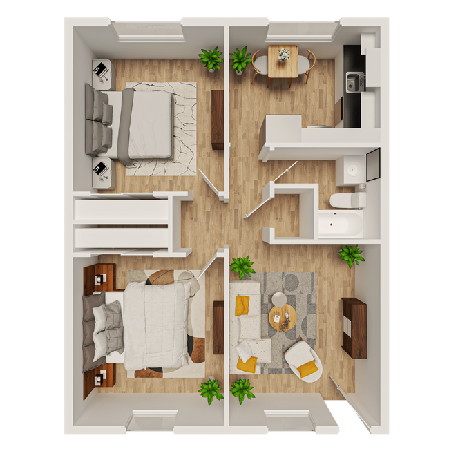 Floorplan - Eleven8 Apartments