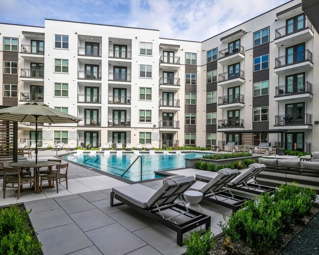 Sparkling hotel-inspired pool - Six Pines Market Square