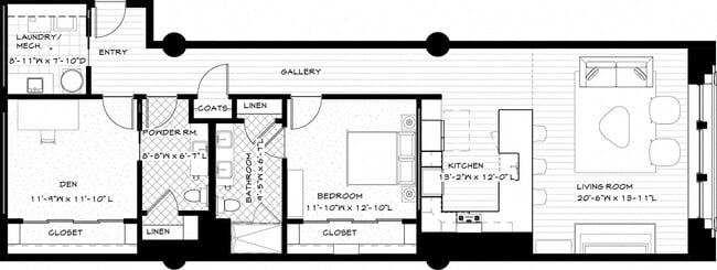 Floorplan - Residences at Halle