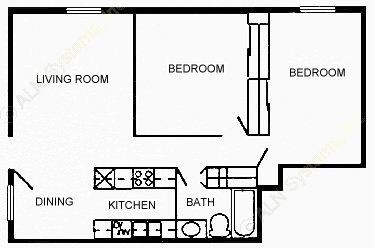 Floorplan - Homestead Apartments
