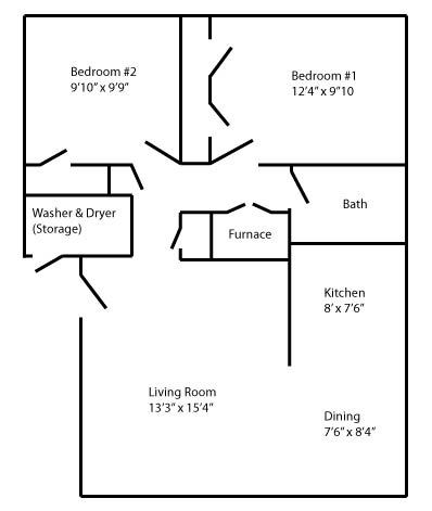 2BR/1BA - Crestwood Square Apartments