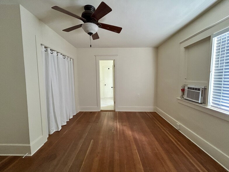 Bedroom and door to bathroom - 3442 1st St