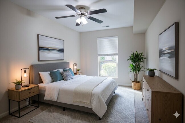 Woodmere 2 Bed Bedroom - Woodmere Apartments