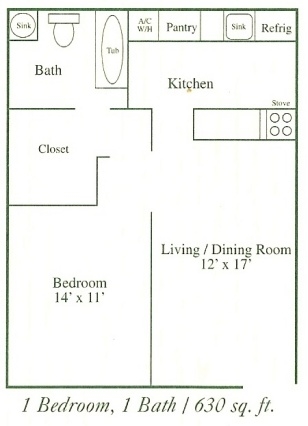 1BR/1BA - Magnolia Point