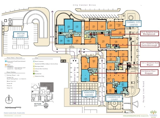 Plaza Level - The Residences at Carmel City Center