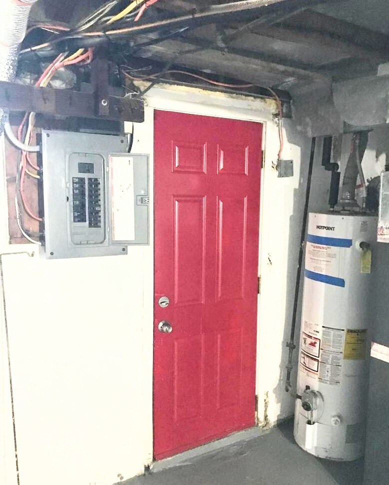 Basement rear outside exit - 63 Upmanor Rd