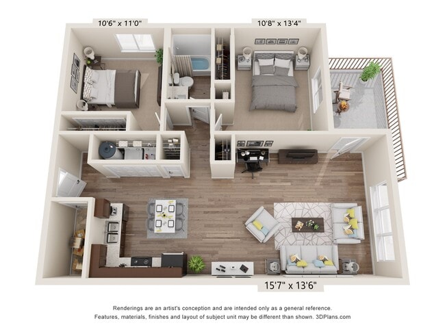 Floorplan - Brooklyn West Apartments