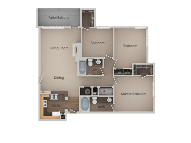 Floorplan - Pinehurst Apartments