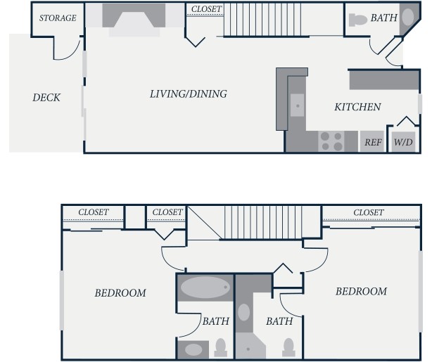 Floorplan - The Row Townhomes