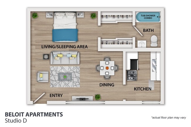 Floorplan - Beloit Avenue Apartments