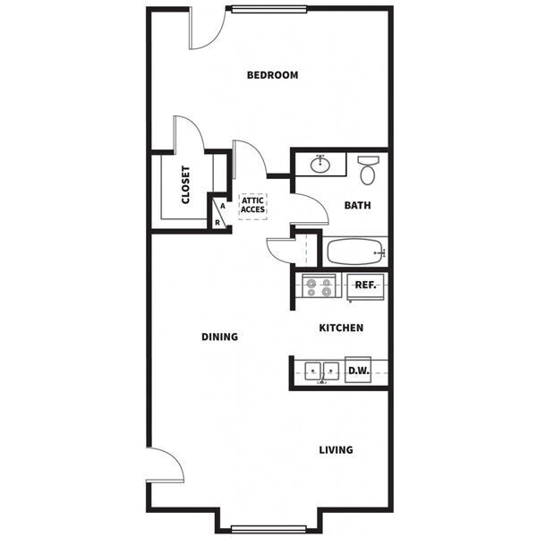 Floorplan - Stones Throw Apartments