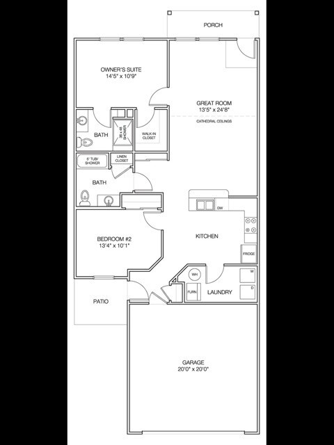 Isleworth Rear Load - The Residences at Phillips Farm