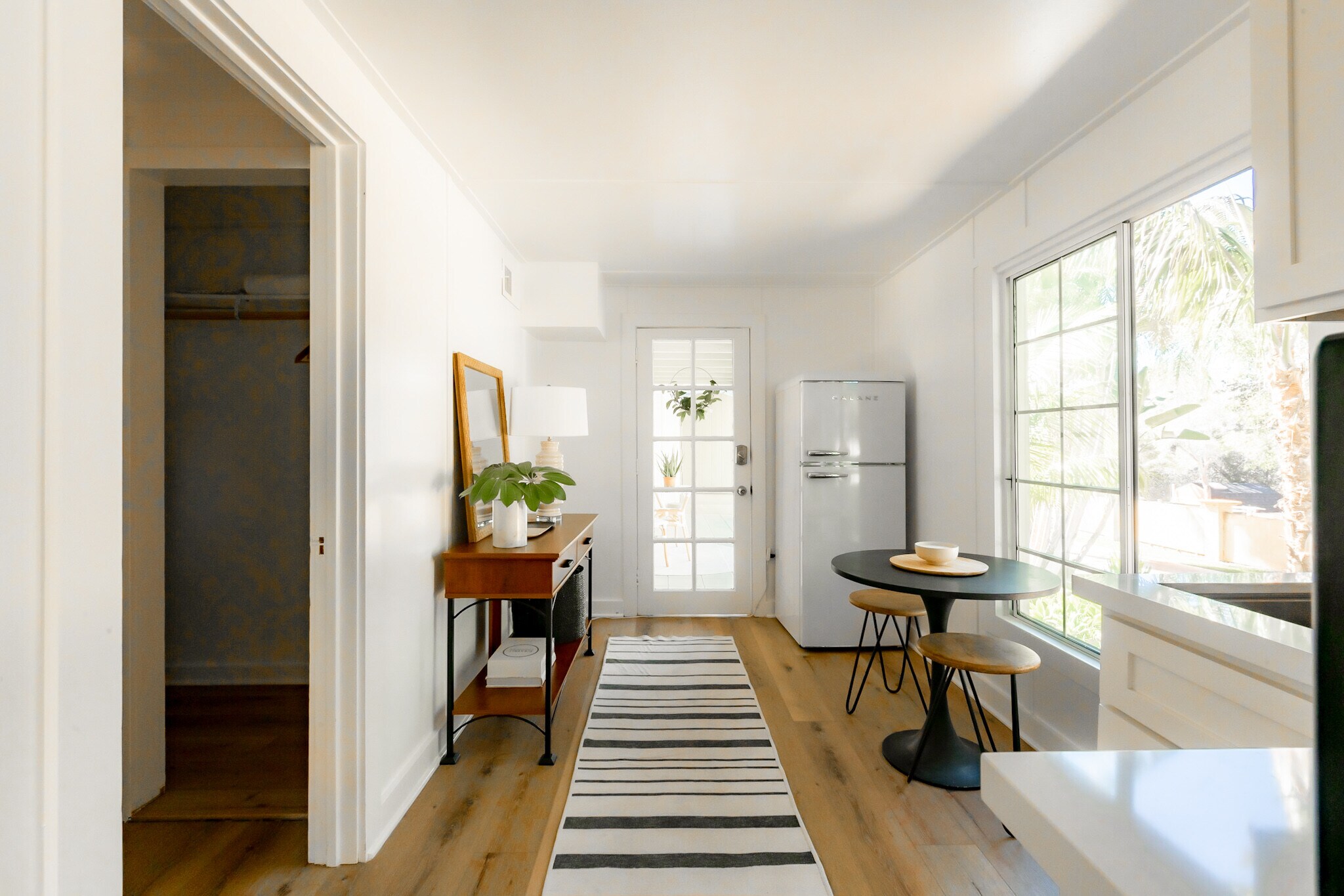 view from bedroom toward the front door - 9457 El Tejado Rd