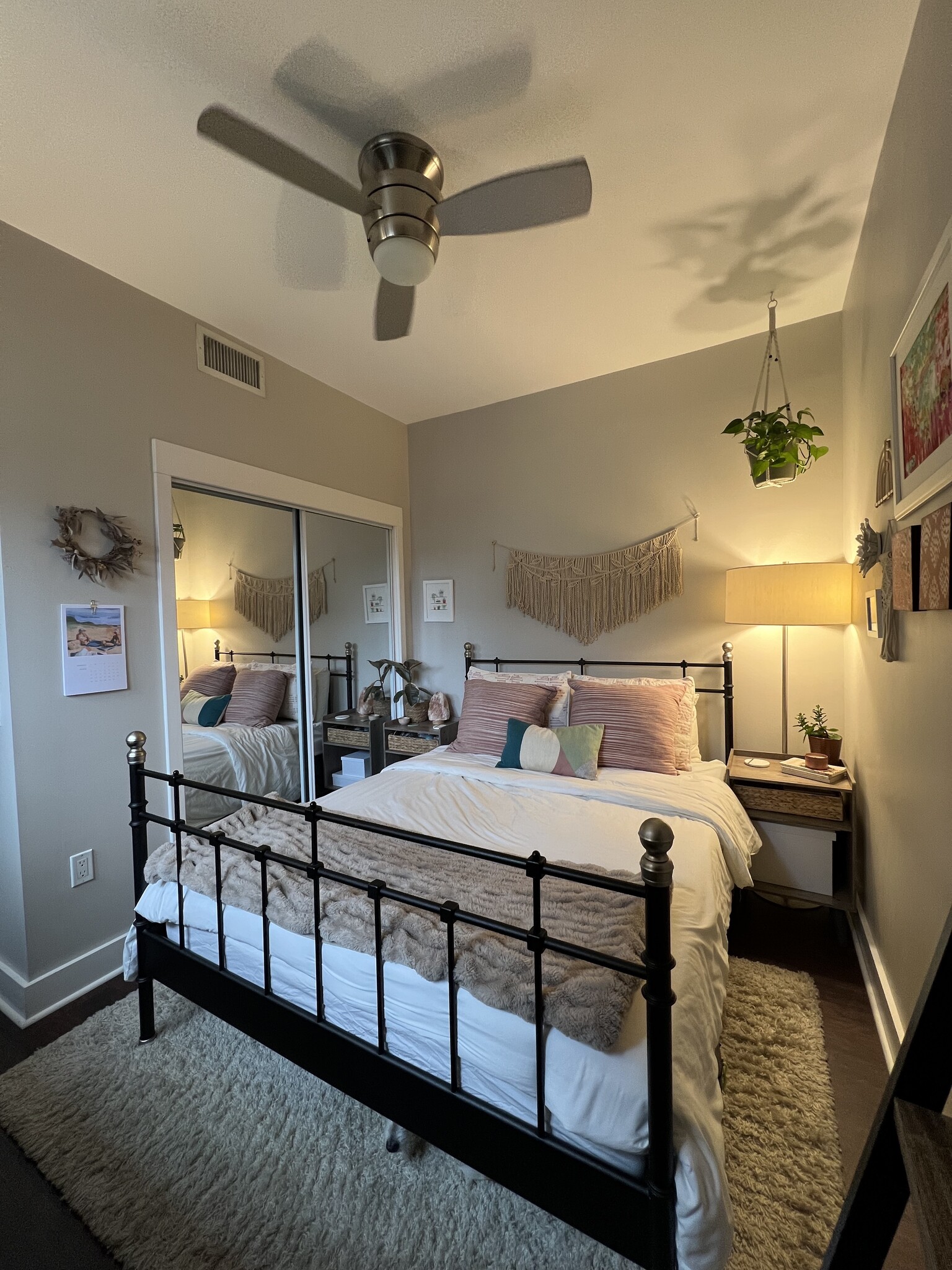 bedroom fits queen bed with night stands as well as a dresser and book shelf. - 3606 Rock Creek Church Rd NW